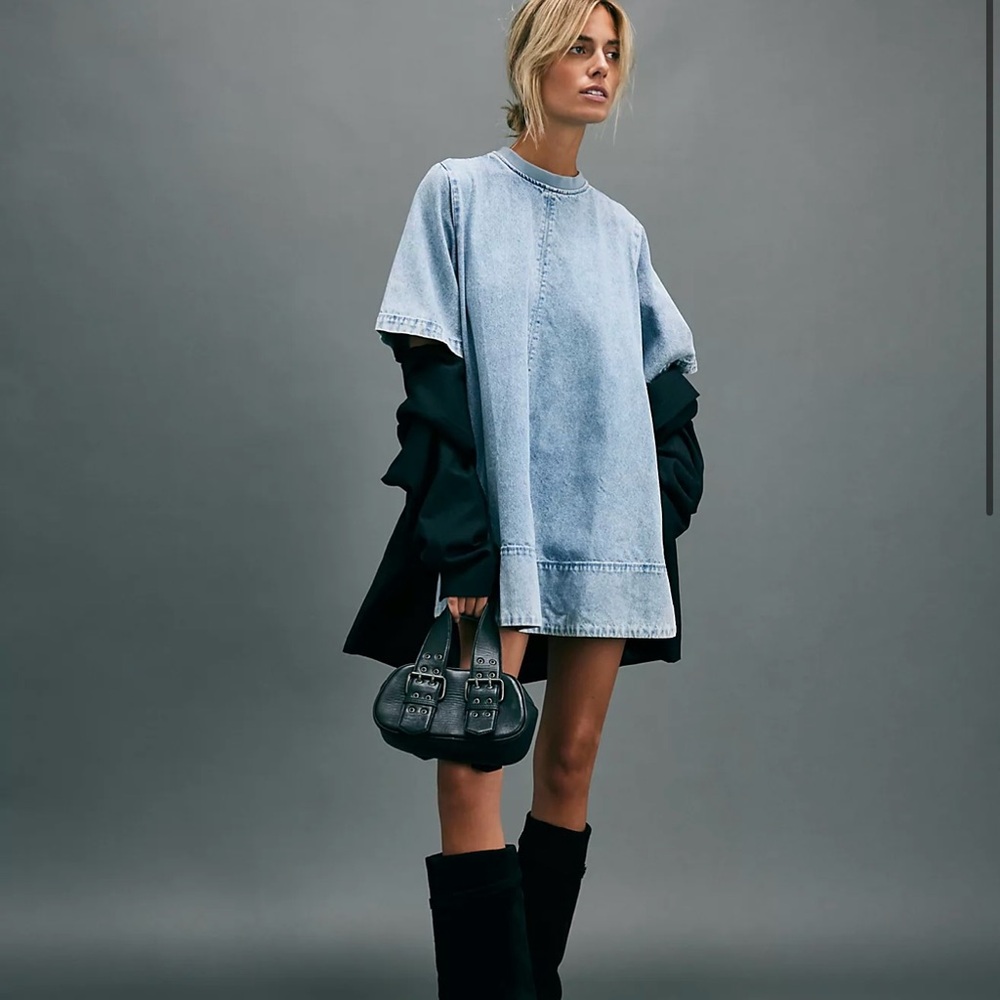 Harlow Mini Dress Ocean Blue
